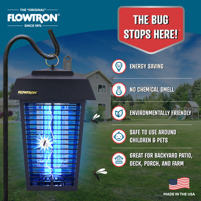 Flowtron 40W Outdoor Bug Zapper, 1 acre coverage