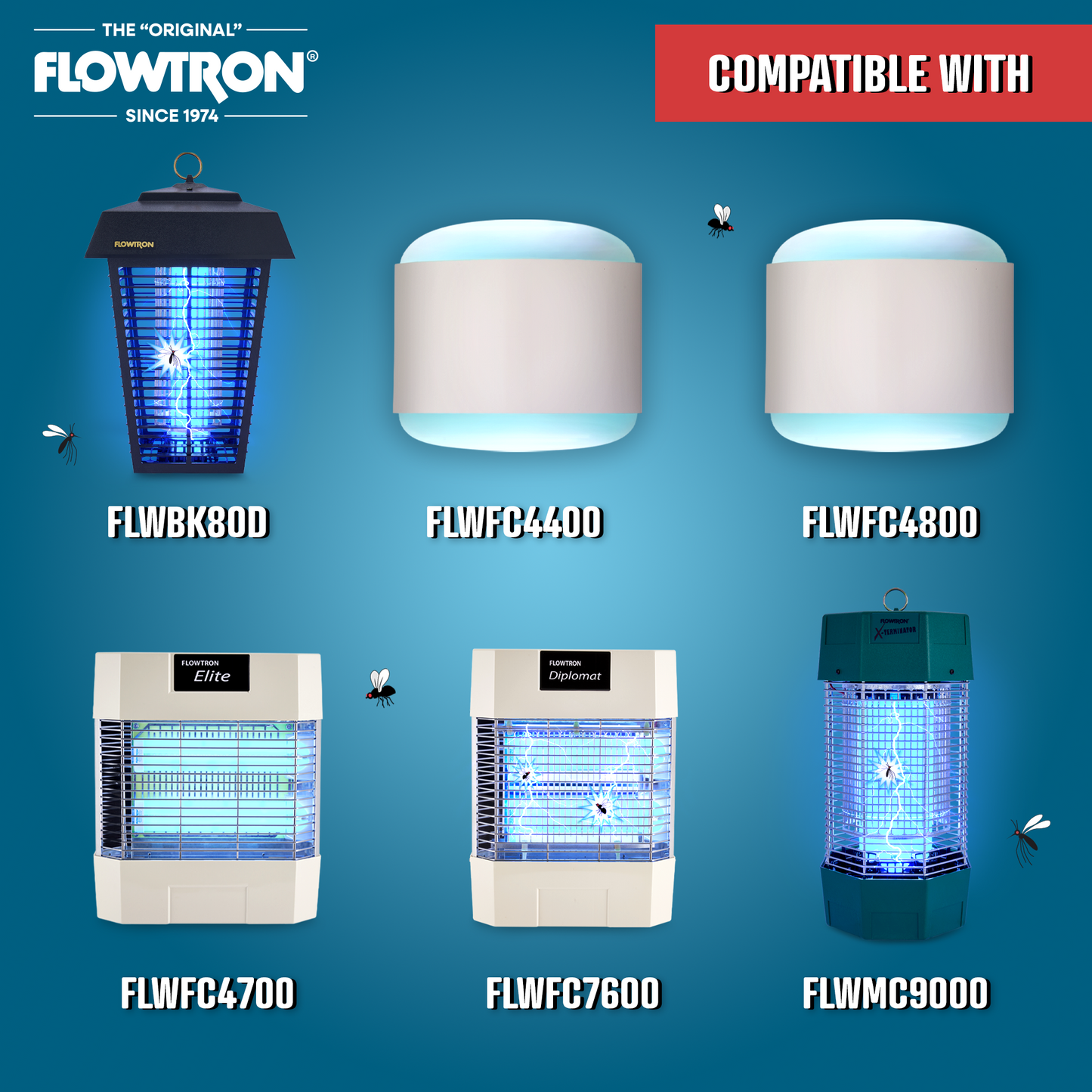 Flowtron 40W Replacement UV Bulb for BK-80, MC-9000 & Indoor FC Series