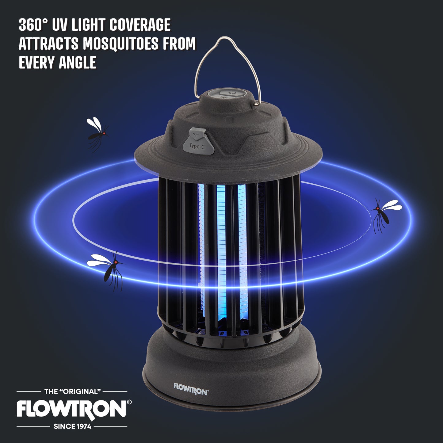 Flowtron Bug Zapper Lantern, 2150 sqft coverage