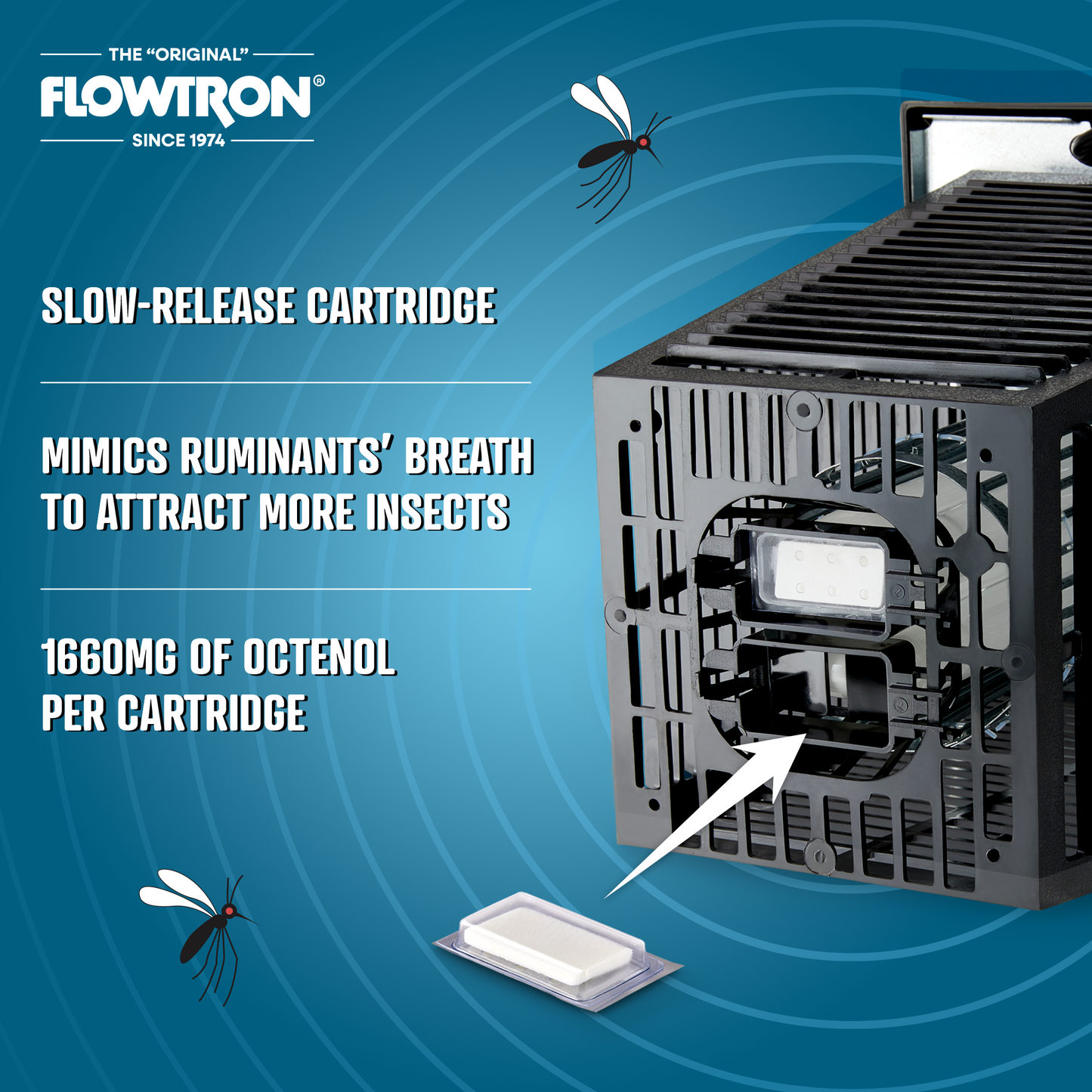 Flowtron Octenol Mosquito Attractant Replacement Cartridge