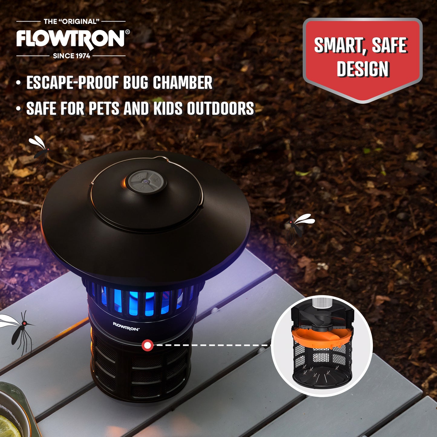 Flowtron Bug Trap Lantern, 21000 sqft coverage