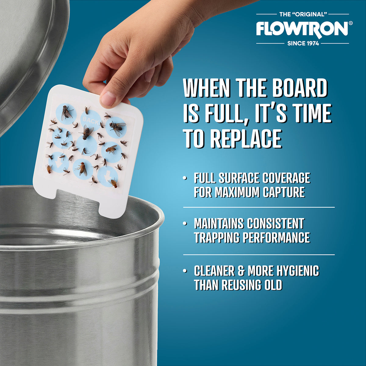 Flowtron Replacement Adhesive Board (2-Pack) for FLWPI1P and FLWPIR