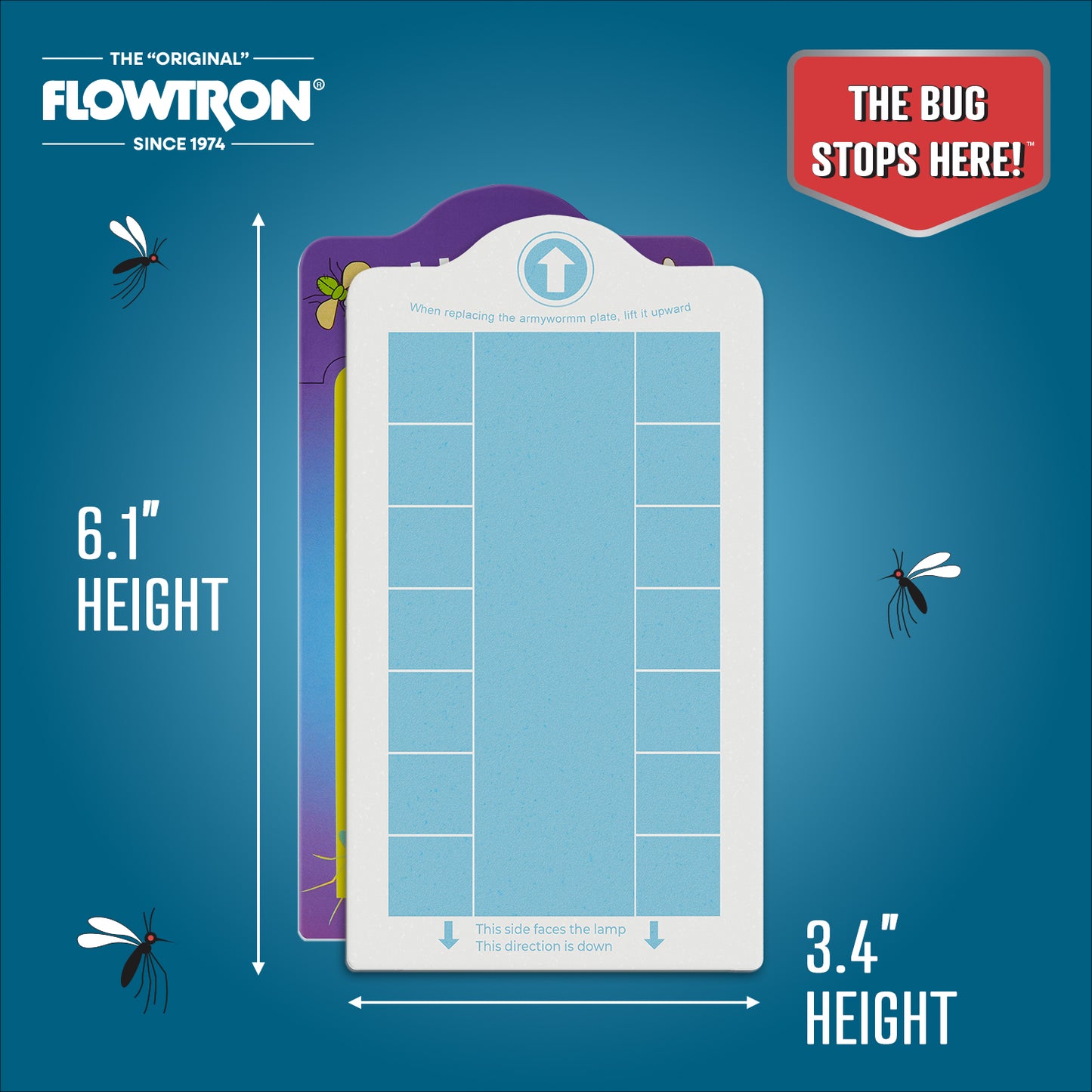Flowtron Replacement Adhesive Board (6-Pack) for FLWFPLW and FLWFPLB