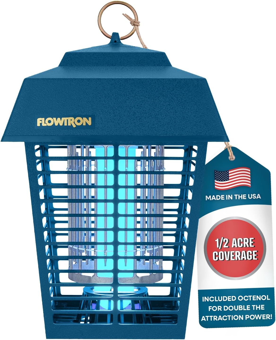 Powerful, Efficient Outdoor Bug Zapper | 1/2 Acre Coverage | Flowtron