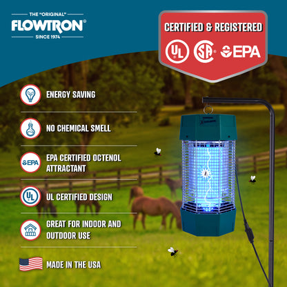 Flowtron 120W Outdoor Bug Zapper, 2 Acre coverage