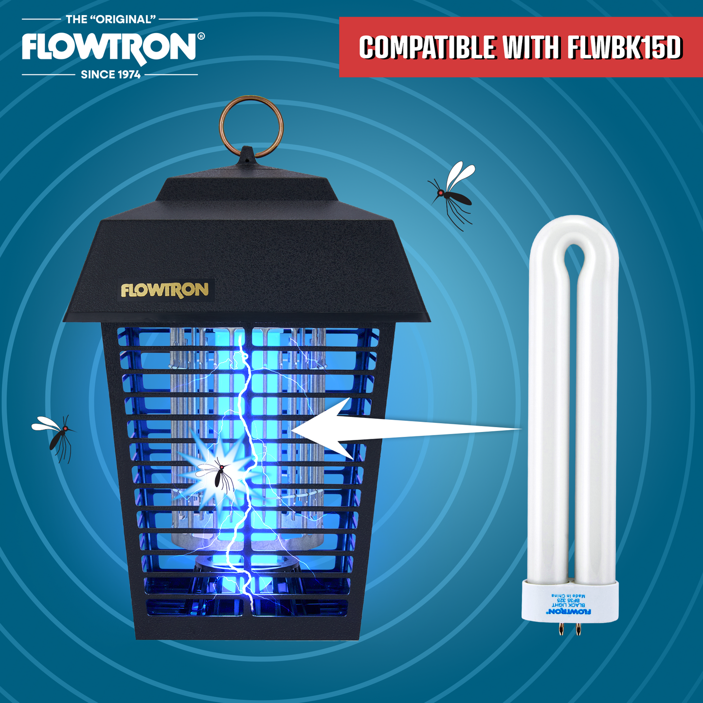 Flowtron 15W Replacement UV Bulb for BK-15