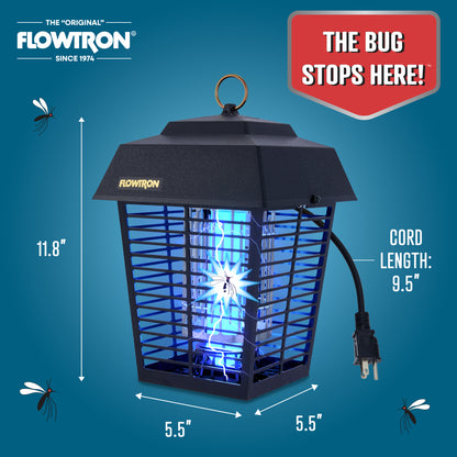 Flowtron 15W Outdoor Bug Zapper, 1/2 Acre coverage 