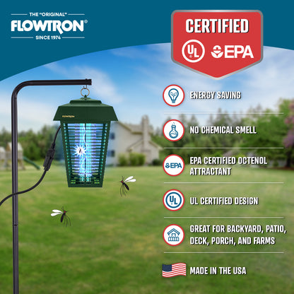 Flowtron 80W Outdoor Bug Zapper, 1.5 Acre coverage