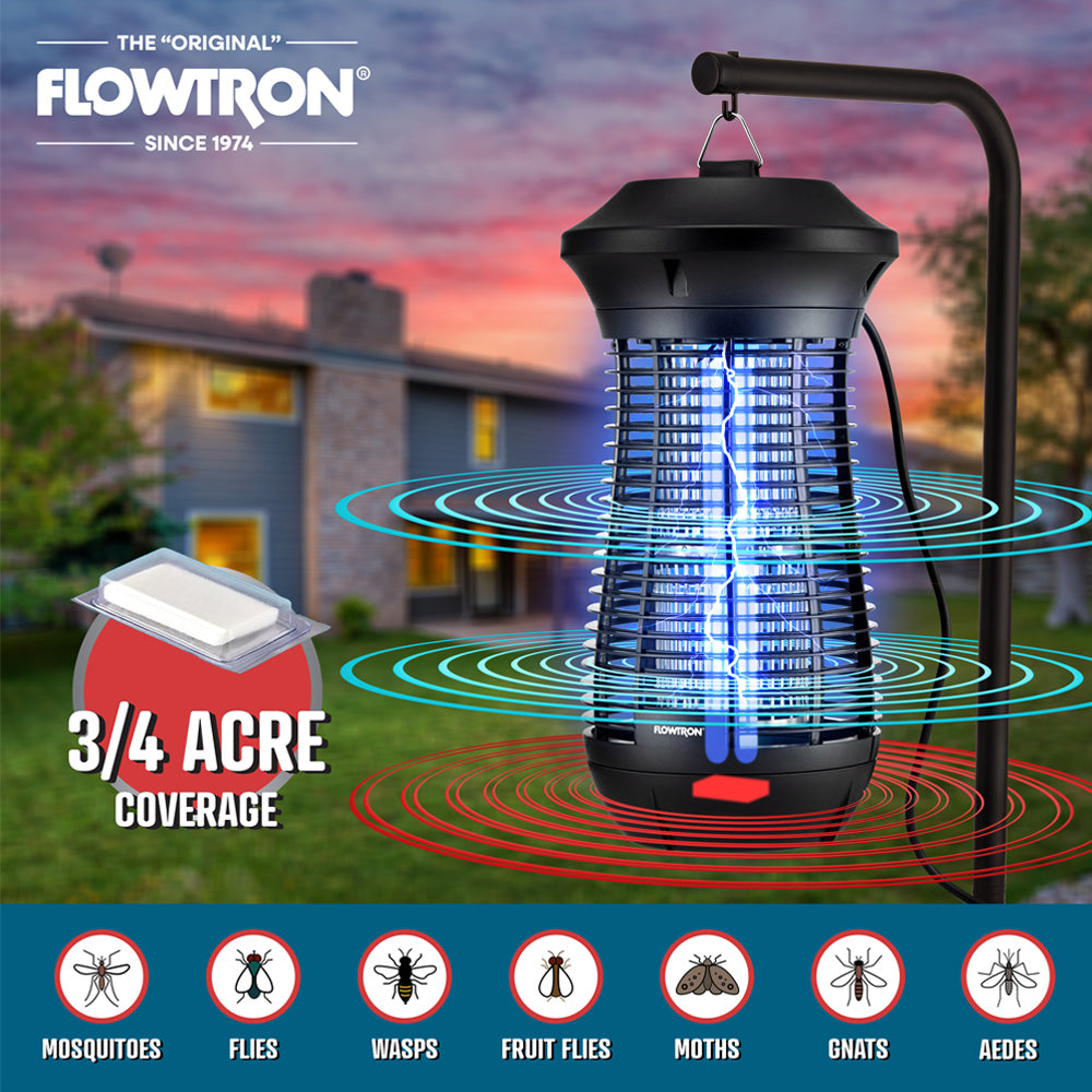 Flowtron Outdoor Bug Zapper, 3/4 acre coverage