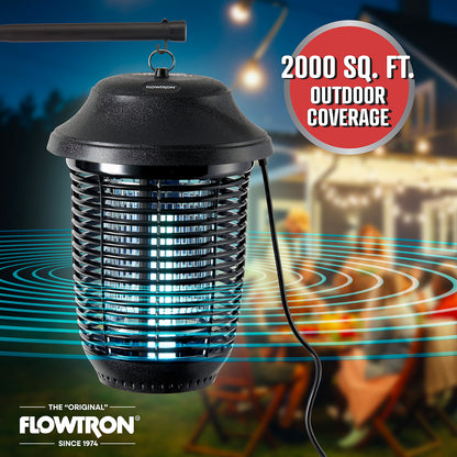 Flowtron Outdoor Bug Zapper, 2000 sq.ft coverage