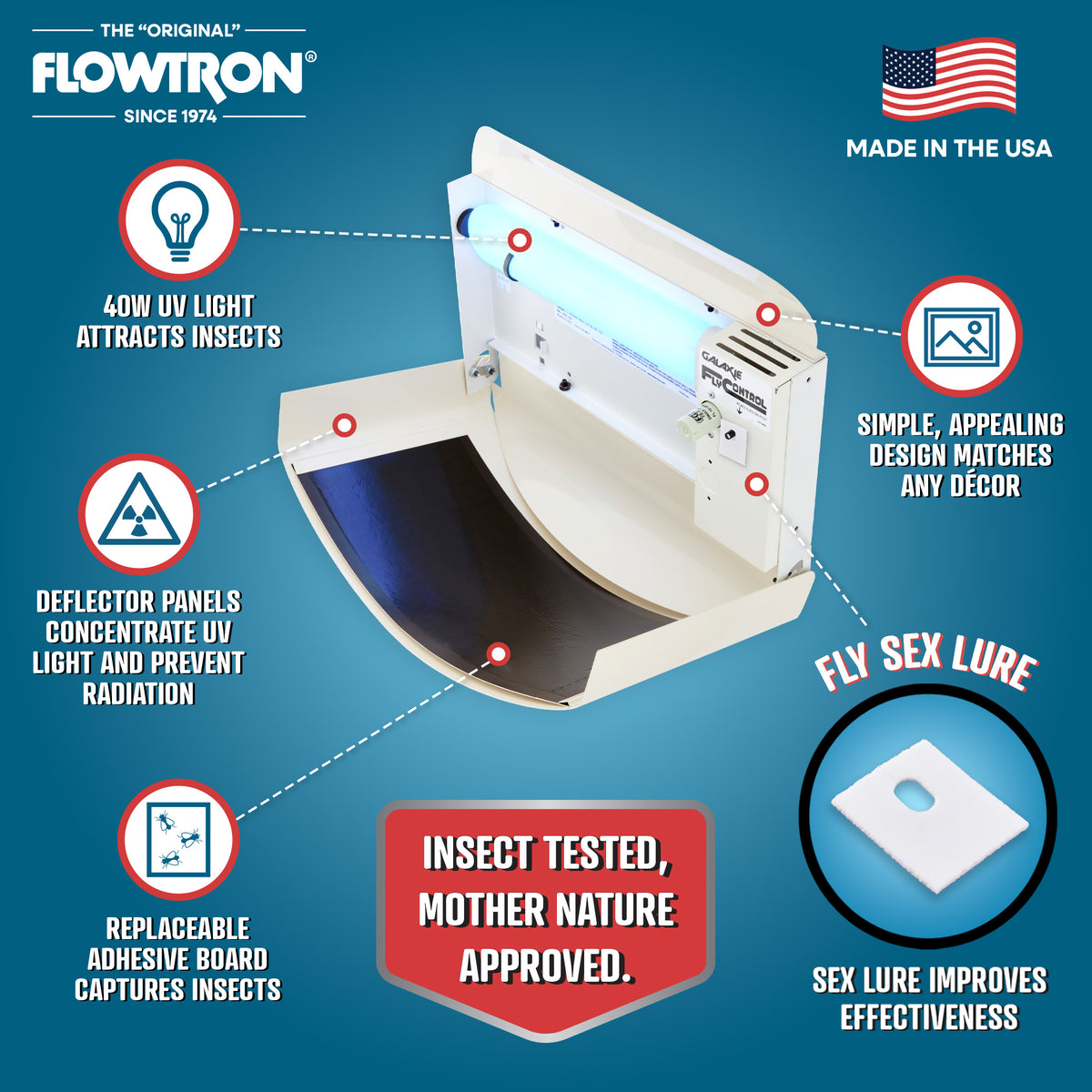 Commercial-Grade Indoor Bug Zapper | Flowtron 40W Fly Killer