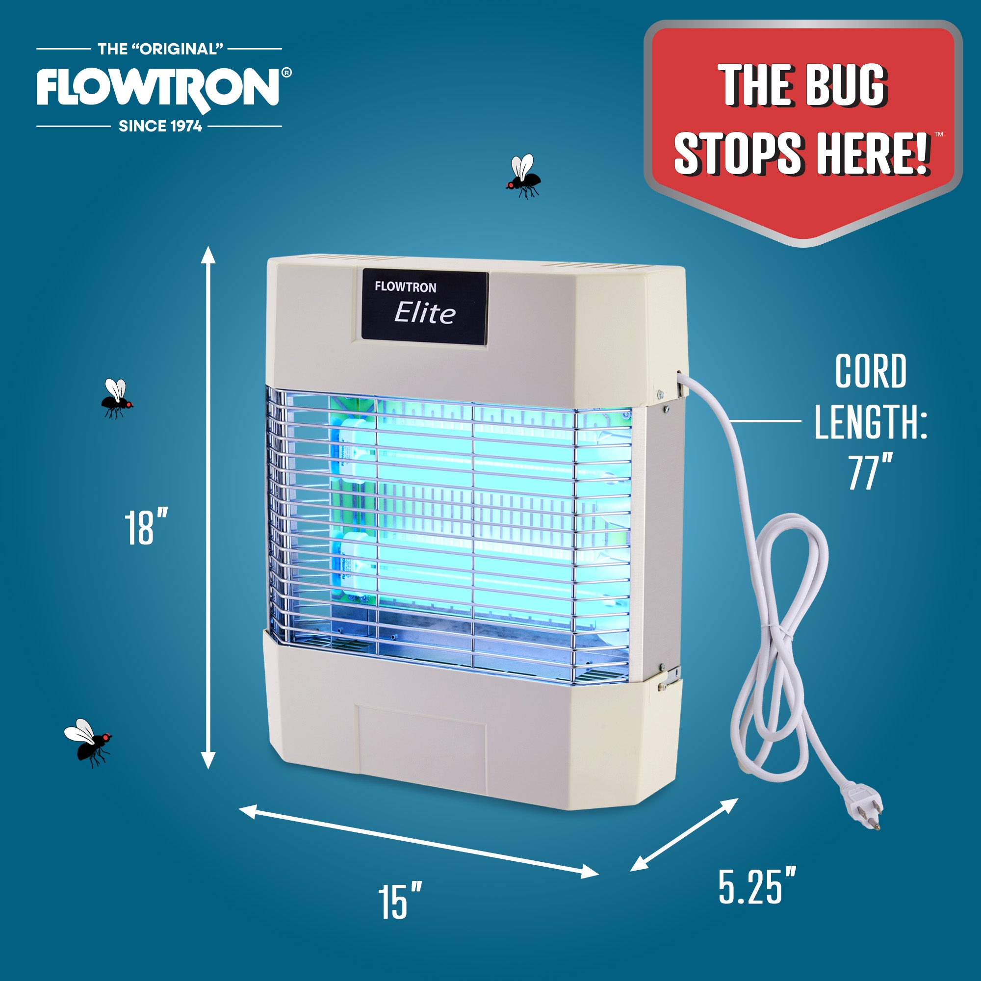 Flowtron 80W Stun Unit | Commercial-Grade Indoor Fly Killer