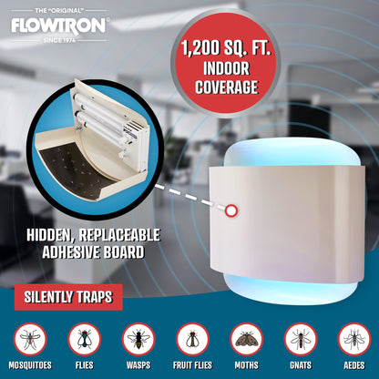 Flowtron 80W Indoor Sconce Fly Killer, 1200 sq.ft coverage