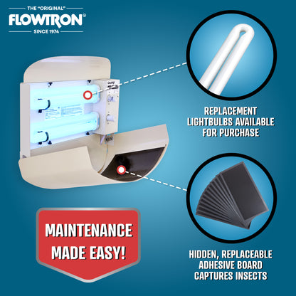 Flowtron 80W Indoor Sconce Fly Killer, 1200 sq.ft coverage