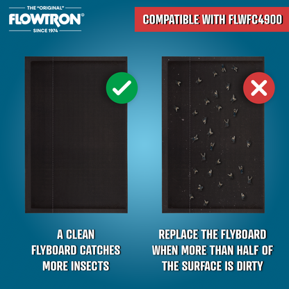 Flowtron Replacement Adhesive Fly Board (Pack of 6) for FC-4900