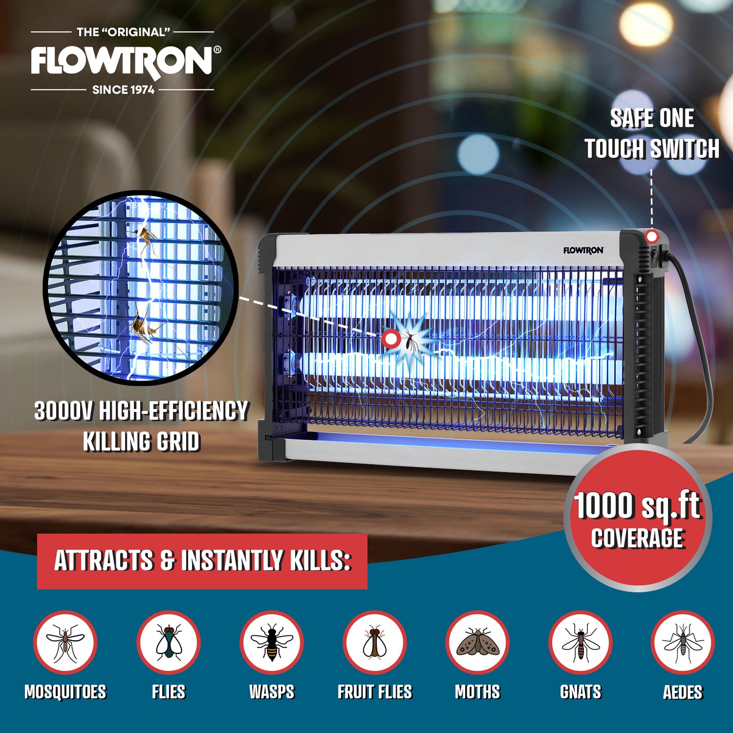 30W | 1000 sqft coverage