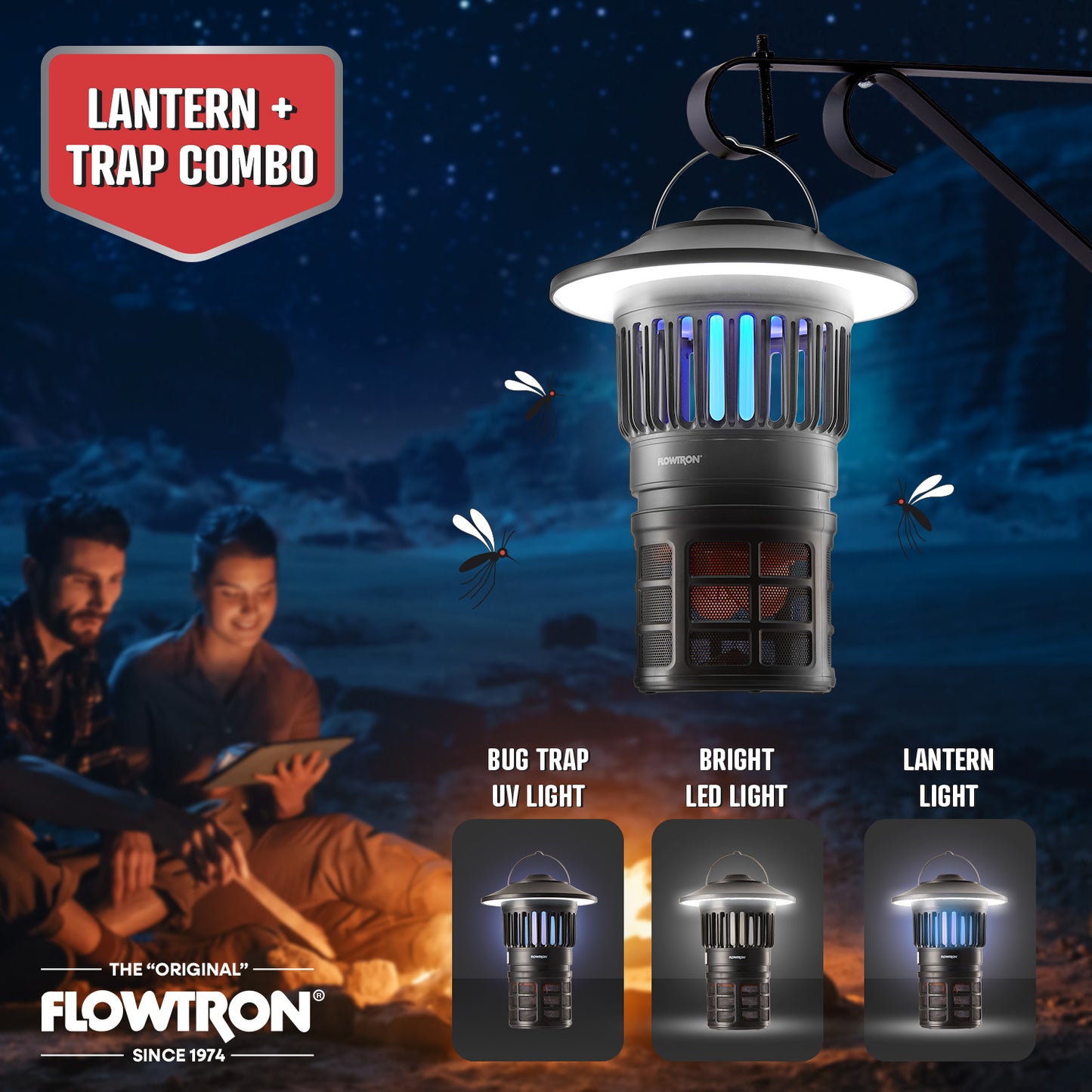 Flowtron Bug Trap Lantern, 21000 sqft coverage