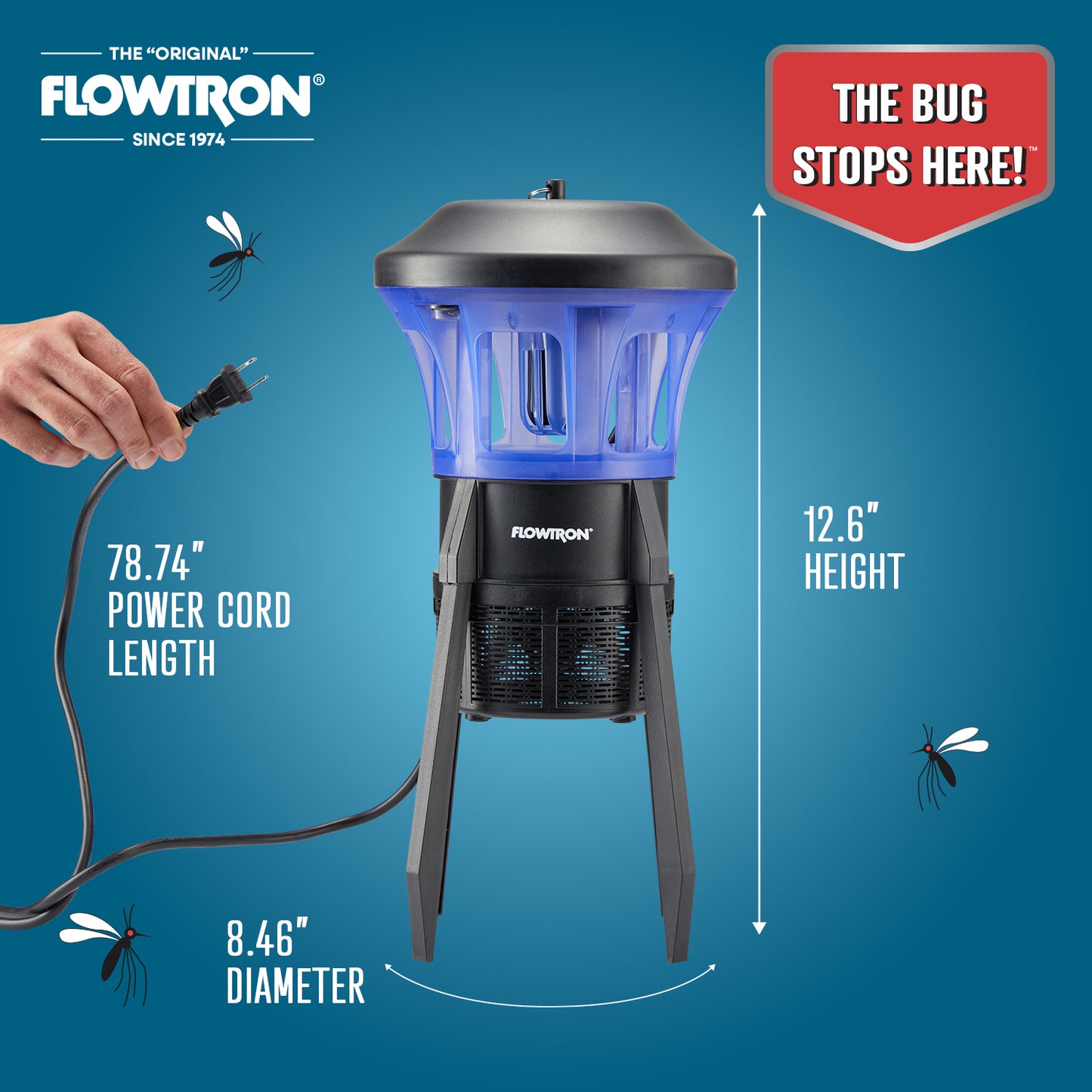 Flowtron Outdoor Bug Trap, 1/2 acre coverage