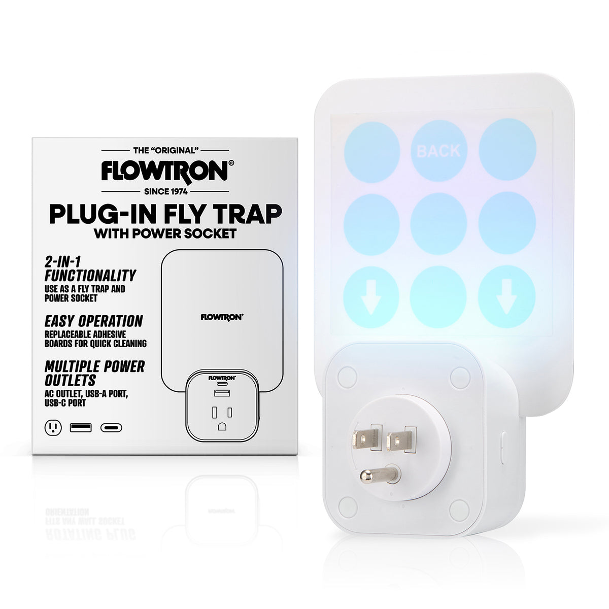 Insect Trap w/ Single Power Hub | 300 sqft coverage