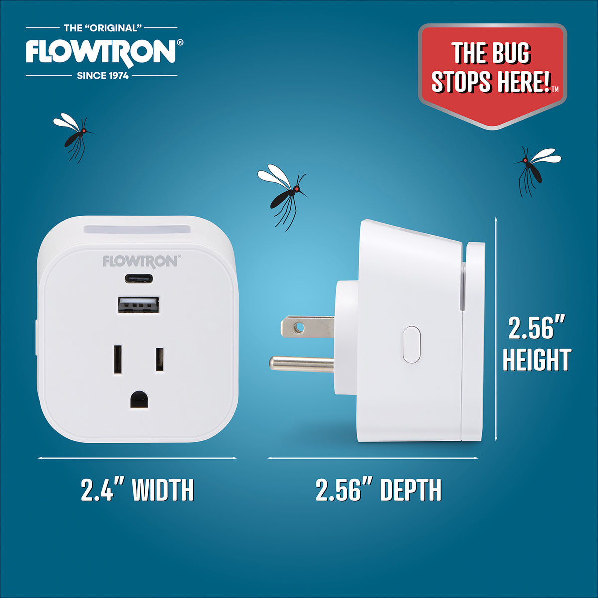 Insect Trap w/ Single Power Hub | 300 sqft coverage