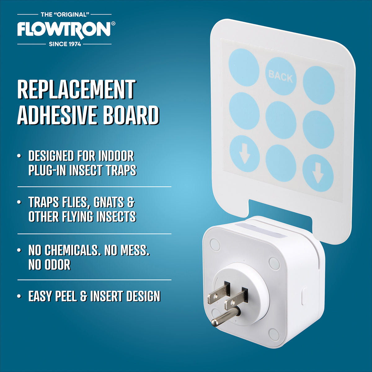 Flowtron Replacement Adhesive Board (2-Pack) for FLWPI1P and FLWPIR