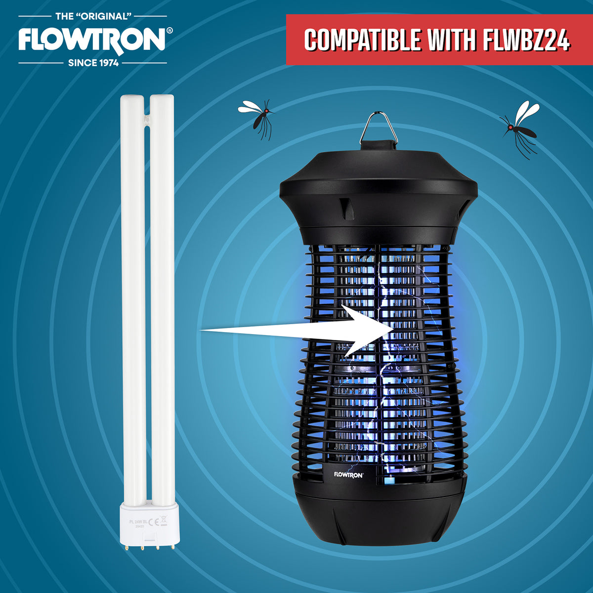 Flowtron 22W Replacement UV Bulb for BZ-24