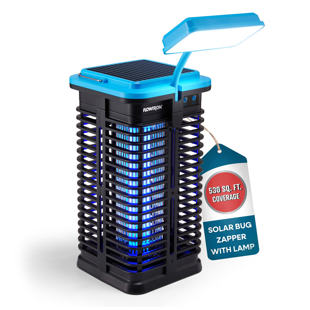 Flowtron Solar Bug Zapper, 530 sqft coverage