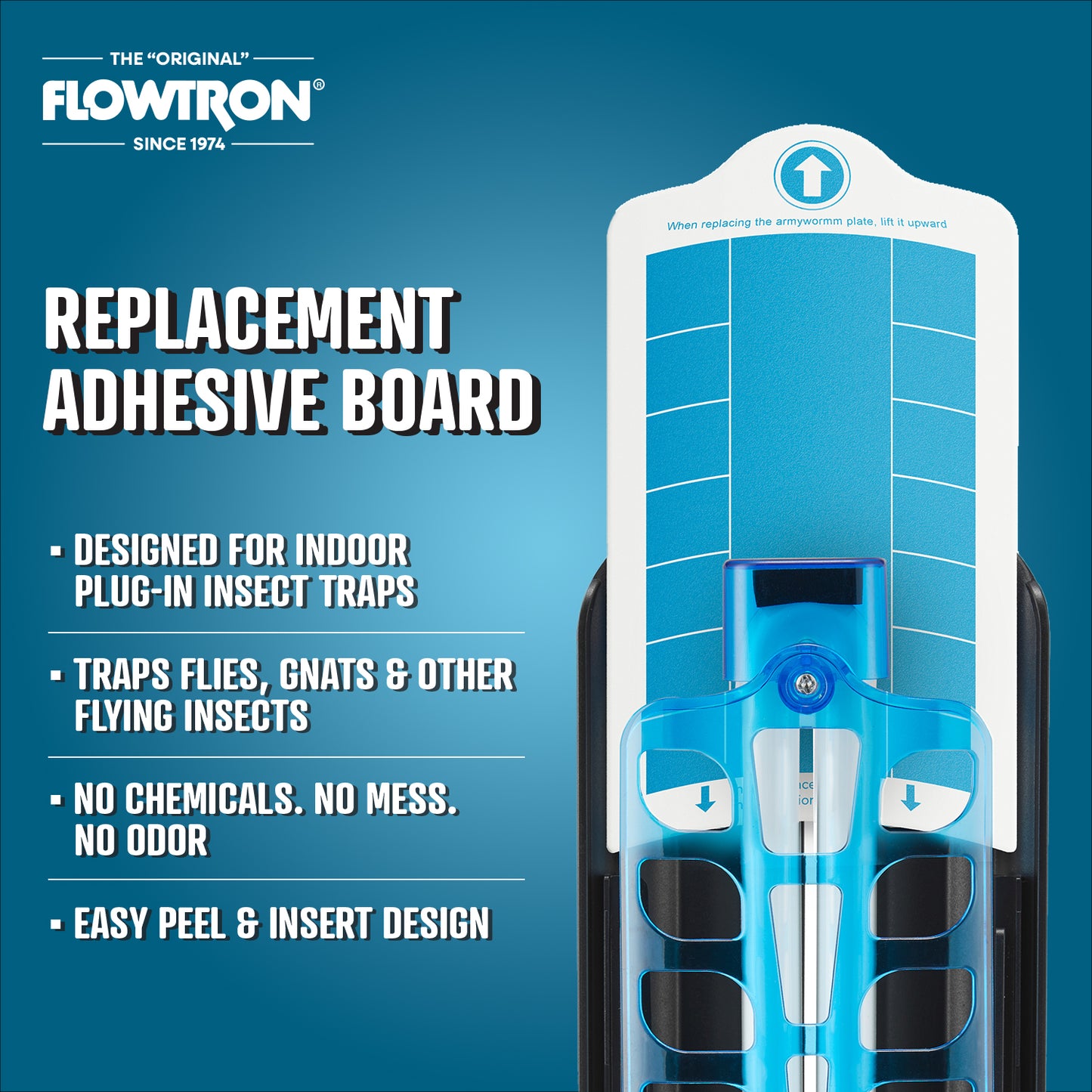 Flowtron Replacement Adhesive Board (6-Pack) for FLWFPLW and FLWFPLB